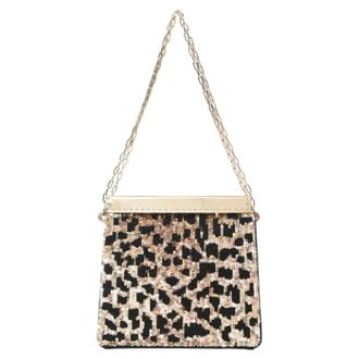 Valentino Pre-owned Clutches, female, Multicolor, Size: ONE SIZE Pre-owned Sequined Chain Shoulder Bag