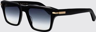 Ferragamo Occhiali da sole aviator in acetato con lenti sfumate e montatura rettangolare
