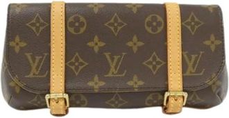 Louis Vuitton Pre-owned Clutches, female, Brown, Size: ONE SIZE Pre-owned Canvas Clutch