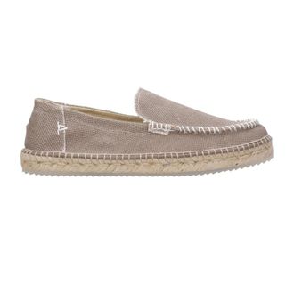 Espadrilles Plat - Heren - Espadrilles - Beige - 45 EU - Katoen - Schoenen
