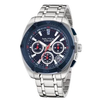 Nautica Tin Can Bay Blue Dial Mens Watch NAPTCS304