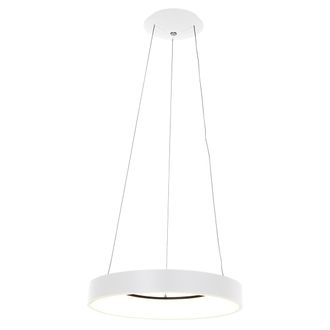Steinhauer L&aacute;mpara Colgante - Ringlede - Blanco - Pl&aacute;stico - Steinhauer