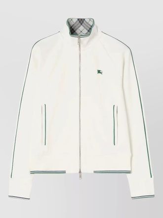 Burberry tennis jacket nylon cotton funnel neck