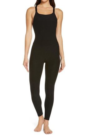 Beyond Yoga Play the Ankles Jumpsuit in Darkest Night at Nordstrom, Size X-Small