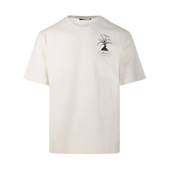 Jacquemus Le T-shirt Palmier - male - Jacquemus - T-Shirts - Beige - M - Tops