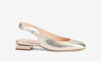 AGL Womens Angie Slingback Sandals In Gold Foil