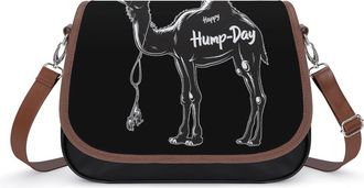 Generic Happy Hump-Day Crossbody Bags for Women Shoulder Messenger Bag Purse Handbags