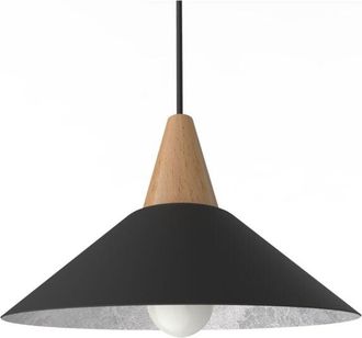 Lumicom Funnell L&aacute;mpara De Techo 25 Negro Hoja