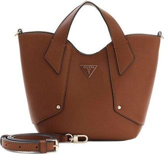 Guess Womens Tote Bag Cognac Polyurethane - Tote-Bags