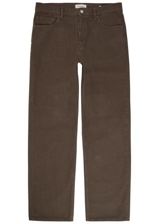 Frame Denim Relaxed Straight-leg Jeans - Brown - 38 (W38 / Xxl)