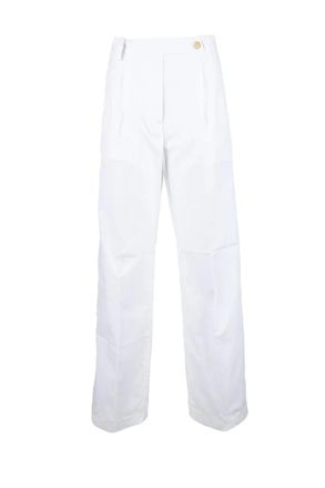 Department Five High-Waisted White Trousers