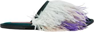 La DoubleJ Plume Slip-ons - Dames - Pantoffels - Veelkleurig - XS - Polyester - Schoenen