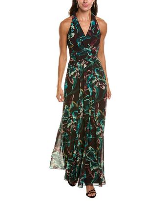 Badgley Mischka Floral Gown