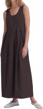 Sayaka Davis Wide Leg Jumpsuit In Chocolate