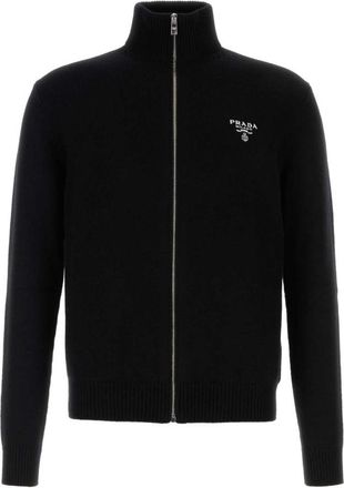 Prada Black Cashmere Cardigan
