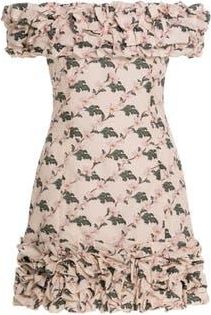 Agua Bendita Jardin Anhelo Mini Dress in Multicolor at Nordstrom, Size X-Small
