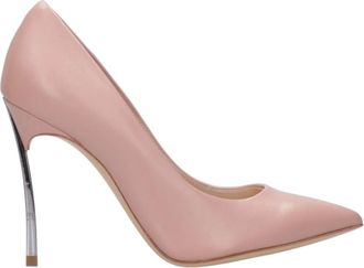 Casadei Blade Stiletto leren pumps - Dames - Pumps - Roze - 39 EU - Leer - Schoenen