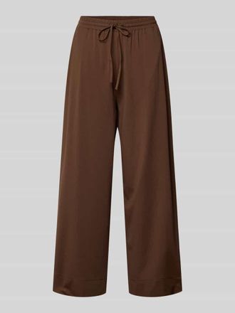 Max Mara Regular Fit Anzughose mit elastischem Bund Modell MODICO in Dunkelbraun, Gr&ouml;&szlig;e XXL