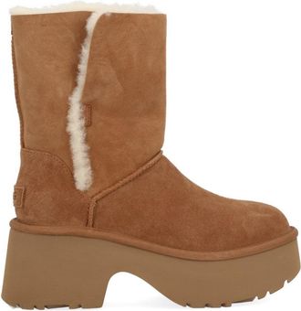 UGG Mid-Calf Shearling-Lined Brown Boots