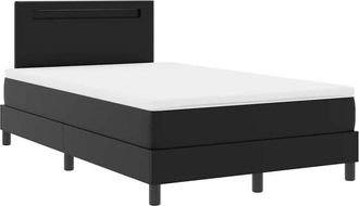 vidaXL Vidaxl - Estructura De Cama Con Colch&oacute;n Con Colch&oacute;n Negro 120 X 200 Cm