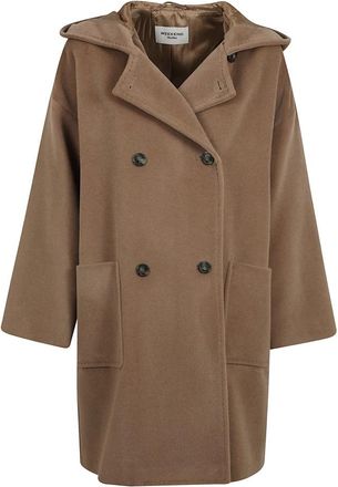 Max Mara Tropico Jas - Dames - Mantel - Bruin - XS - Wol - Jassen