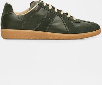 Maison Margiela Men & apos;s Replica Leather Low-Top Sneakers