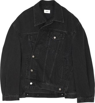 Haikure Janet Jacket - Dames - Spijkerjassen - Zwart - S - Katoen - Jassen