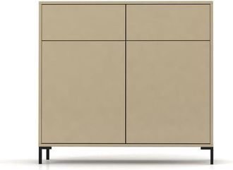 Really Nice Things Aparador 2 cajones y 2 puertas MDF Taupe