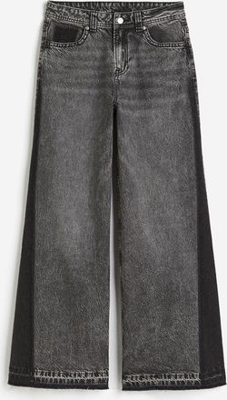 H&M Baggy Regular Jeans - Grau