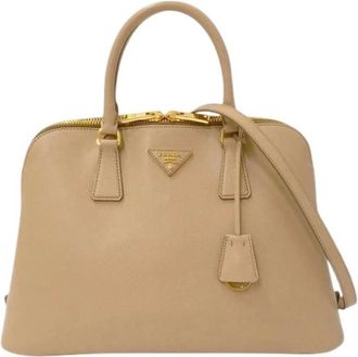 Prada Pre-owned Handbags, female, Beige, Size: ONE SIZE Pre-owned Vintage Handbag