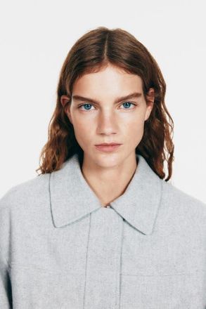 H&M Collared Bomber Jacket in Gray at Nordstrom, Size Xx-Large