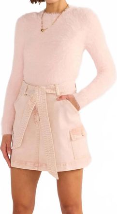 Minkpink Cloud Sweater In Blush