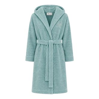 Blumarine Elegante Badjas - Dames - Badjassen - Blauw - S/M - Katoen - Nachtkleding