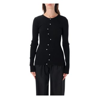OperaSPORT Claire Cardigan Senza Cuciture - - Knitwear - Donna - Nero - S