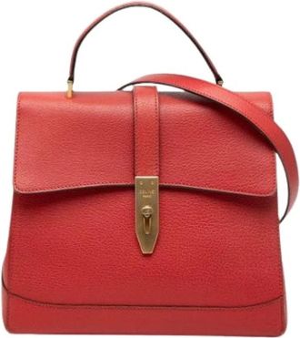 Celine Pre-owned Handbags, female, Red, Size: ONE SIZE Pre-owned Vintage Handbag