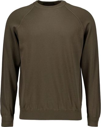 FILIPPO DE LAURENTIIS G.collo Ml Raglan - Heren - Ronde hals truien - Groen - XL - Truien & Vesten