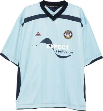 Martine Rose V-neck Striped T-shirt