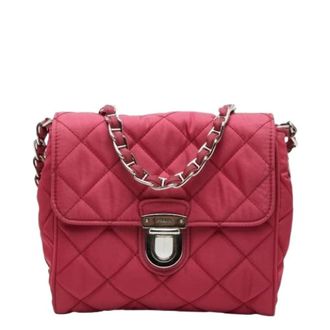 Prada Pre-owned Vintage Schoudertas - Dames - Pre-owned - Roze - Maat: ONE Size Nylon