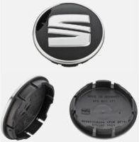 OEM Tapa Central Del Buje Para Color Negro/plata, 54 Mm, Juego De 4, Para Arosa Ibiza, Le&oacute;n, Altea, Exeo Y C&oacute;rdoba