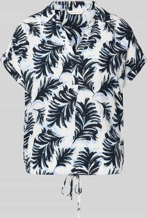 Tom Tailor Relaxed Fit Tunika aus reiner Viskose in Marine, Gr&ouml;&szlig;e 34