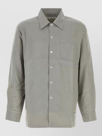 Our Legacy lyocell shirt chest pocket buttoned cuffs