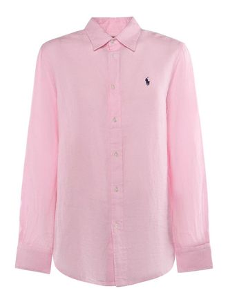 Polo Ralph Lauren Linen Shirt With Logo