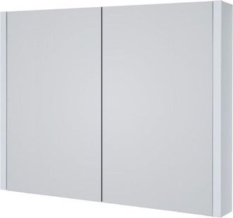 Urban Mirror Bathroom Cabinet 800mm Wide - White - (urban)