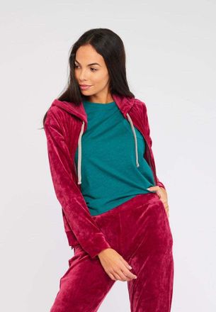 Banana Moon Sweatjacke BANANA MOON Banana Moon Sweatjacke FRESCO-SEALAKE, Damen, Gr. M, rot, Obermaterial: 92% Polyester PES. 8% Elasthan EL., Sweatjacken Sweatja
