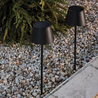Ballard Designs Set of 2 Hanna Scallop Solar Path Light - Ballard Designs