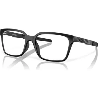 Oakley 53mm Rectangle optical glasses in Black at Nordstrom
