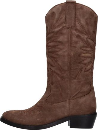 Emanuelle Vee Cowboylaarzen - Dames - Cowboylaarzen - Bruin - 37 EU - Leer - Schoenen