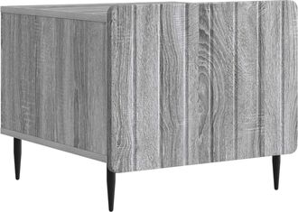 vidaXL Mesa De Caf&eacute; Gris Sonoma 49 X 50 X 42 Cm Madera De Ingenier&iacute;a Vidaxl
