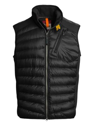 Parajumpers quilted panelled gilet - men - Polyamide/Duck Down/Polyamide - 3XL - Black