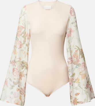 Maison Margiela Floral bodysuit